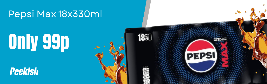 Pepsi Max 18pk for 99p (3rd Aug - 9th Aug)