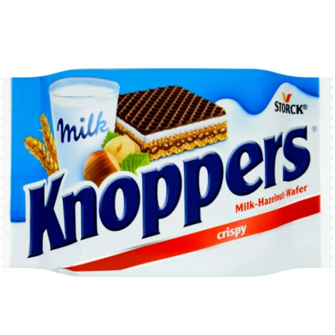 Knoppers Crispy Milk Hazelnut Wafers 25g