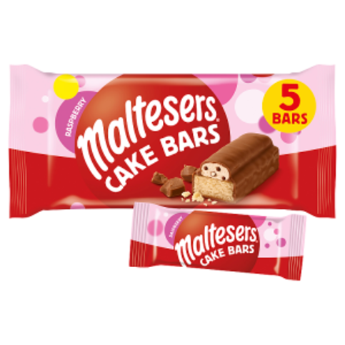 Maltesers 5 Raspberry Cake Bars