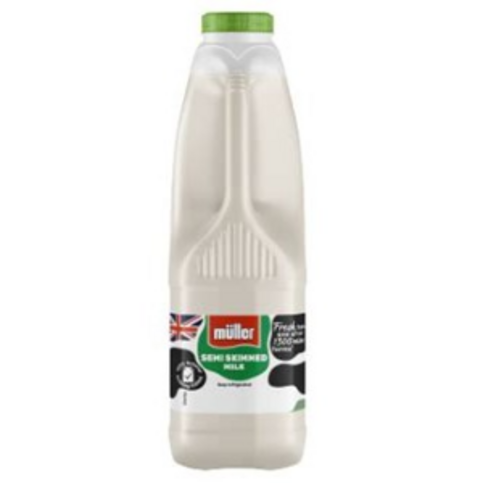 müller Semi Skimmed Milk 1 Litre