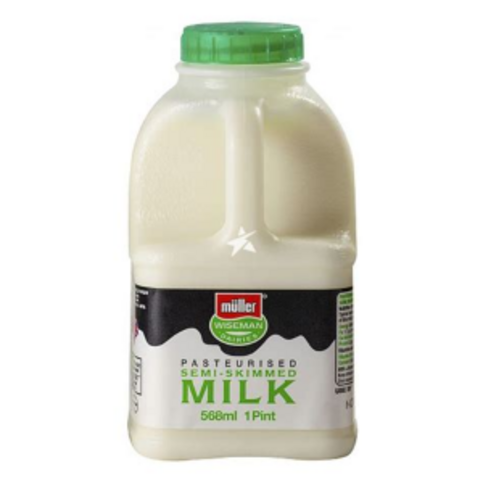 müller Semi Skimmed Milk 568ml