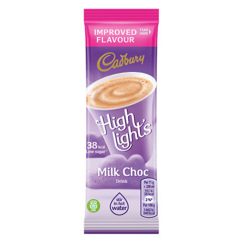 Cadbury Highlights Hot Chocolate Drink Sachet 11g