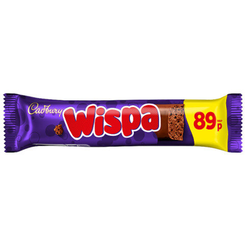 Cadbury Wispa Chocolate Bar 89p PMP 36g