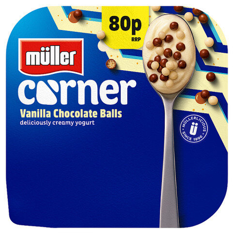 Müller Corner Vanilla Chocolate Balls 124g