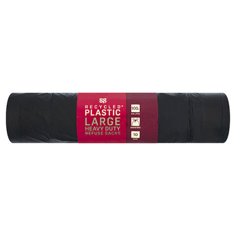 Co-op 10 Large Heavy Duty Refuse Sacks