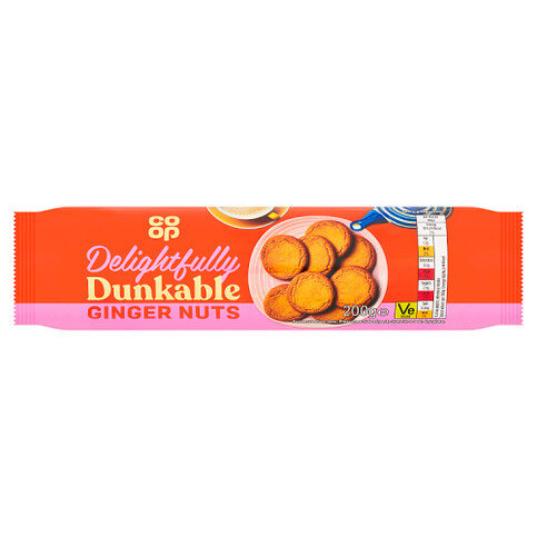 Co-op Delightfully Dunkable Ginger Nut 200g