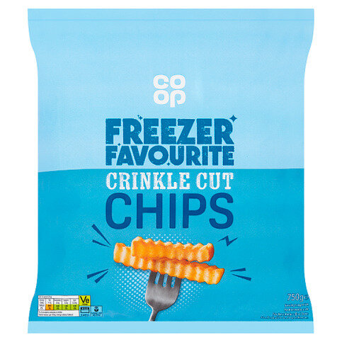 Co-op Freezer Favourite Crinkle Cut Chips 750g