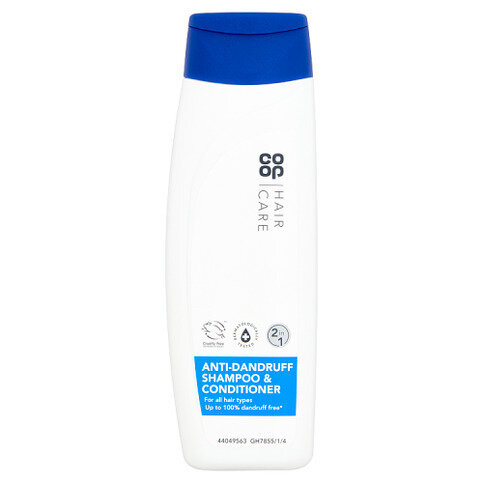 Co-op Hair Care 2 in 1 Anti Dandruff Shampoo & Conditioner 300ml
