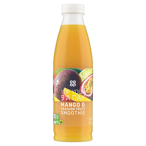 Co-op Mango & Passion Fruit Smoothie 750ml