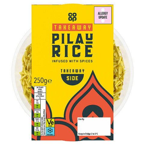 Co-op Takeaway Pilau Rice 250g