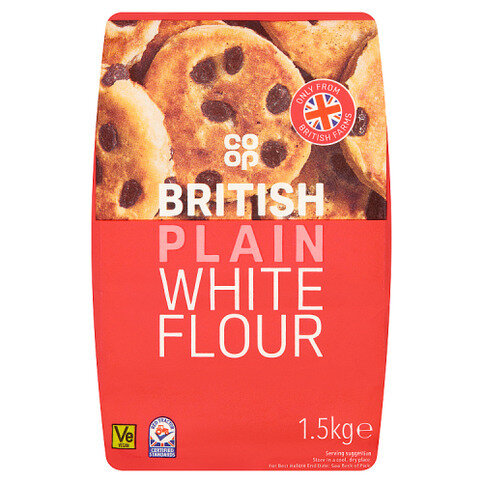 Co-op British Plain White Flour 1.5kg
