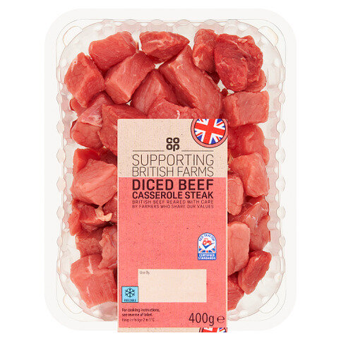 Co-op Diced Beef Casserole Steak 400g