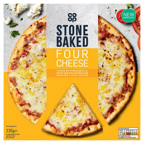 Co-op Stonebaked Four Cheese 330g
