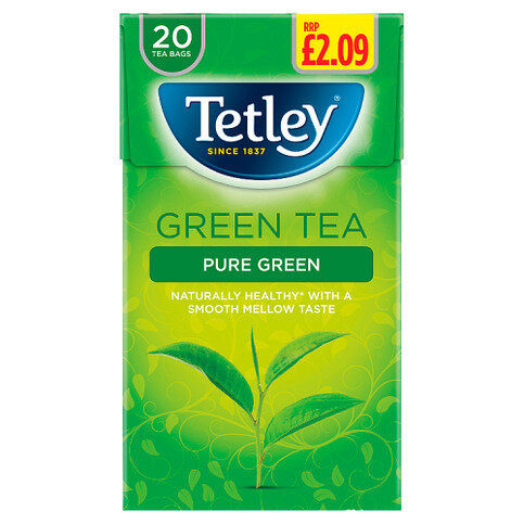 Tetley 20 Pure Green Tea Bags 40g