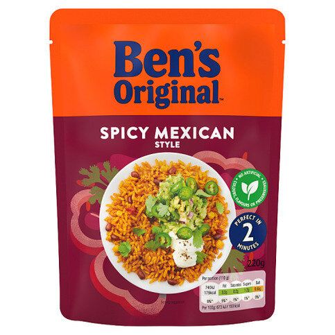 Ben's Original Spicy Mexican Microwave Rice 220g
