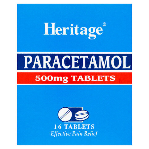 Heritage Paracetamol 500mg Tablets 16 Tablets