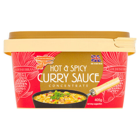 Goldfish Brand Hot & Spicy Curry Sauce Concentrate 405g