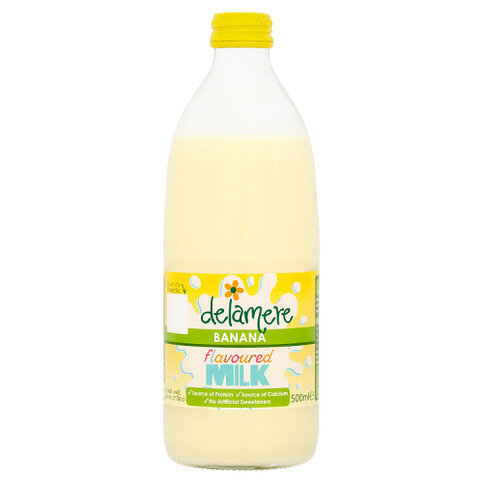 Delamere Banana Flavoured Milk 500ml