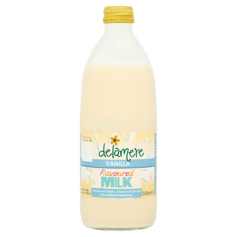 Delamere Vanilla Flavoured Milk 500ml