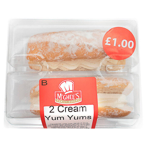 McGhee's Family Bakers 2 Cream Yum Yums