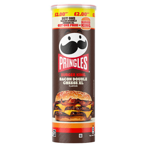 Pringles Burger King Bacon Double Cheese XL Flavour 165g