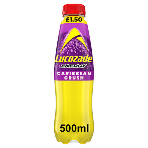 Lucozade Energy Drink Caribbean Crush 500ml PMP £1.50