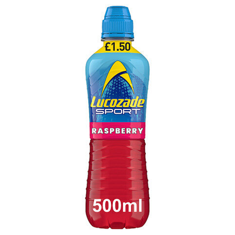 Lucozade Sport Drink Raspberry 500ml PMP £1.50
