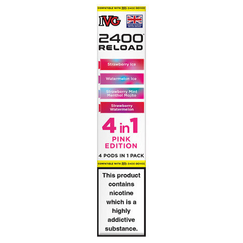 IVG 2400 Reload 4 in 1 Pink Edition