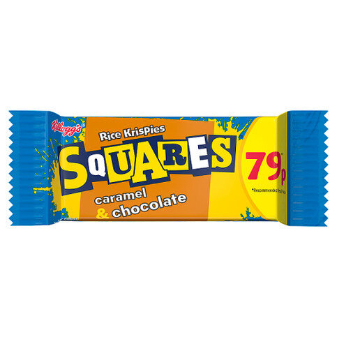 Kellogg's Squares Caramel & Chocolate Rice Krispies 36g
