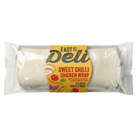 Deli Sweet Chilli Chicken Wrap in a White Tortilla Wrap 199g