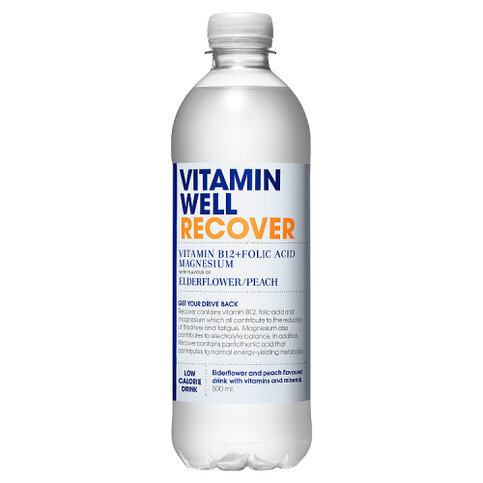 Vitamin Well Recover with Flavour of Elderflower / Peach 500ml