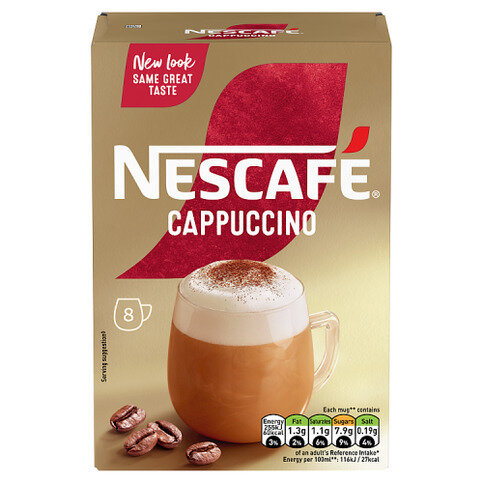 Nescafé Gold Cappuccino 8 x 15.5g (124g)
