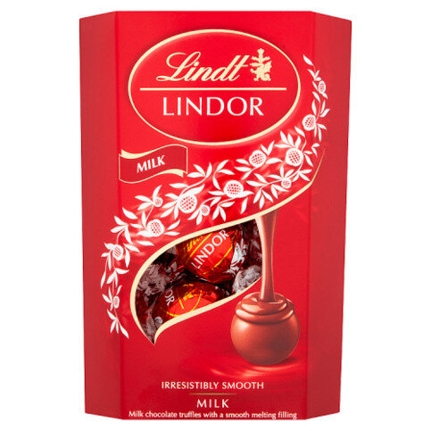 Lindt Lindor Milk Chocolate Truffles Box 200g