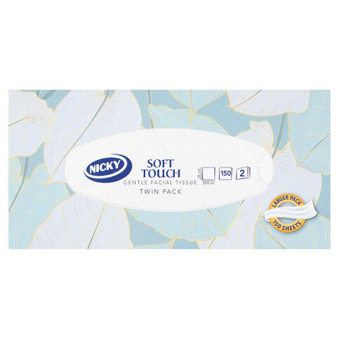 Nicky 2 Soft Touch Gentle Facial Tissue 150 Sheets