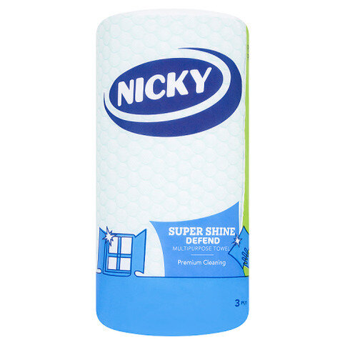 Nicky Super Shine Defend Multipurpose Towel 3 Ply