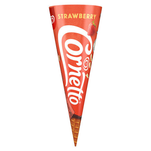 Cornetto  Ice Cream Cone Strawberry 120 ml 