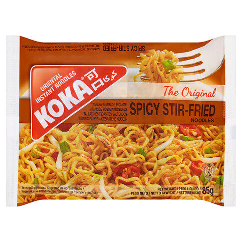 Koka Oriental Instant Noodles The Original Spicy Stir-Fried Noodles 85g