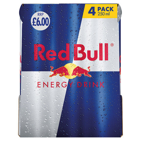 Red Bull Energy Drink 250ml 4 Pack